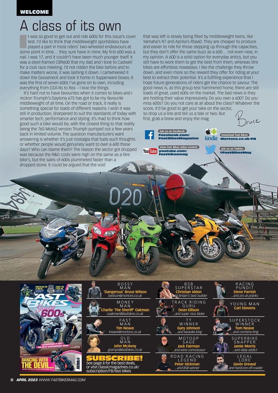 Fast Bikes Preview Pages