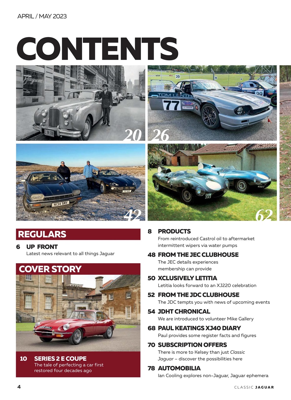 Classic Jaguar Preview Pages