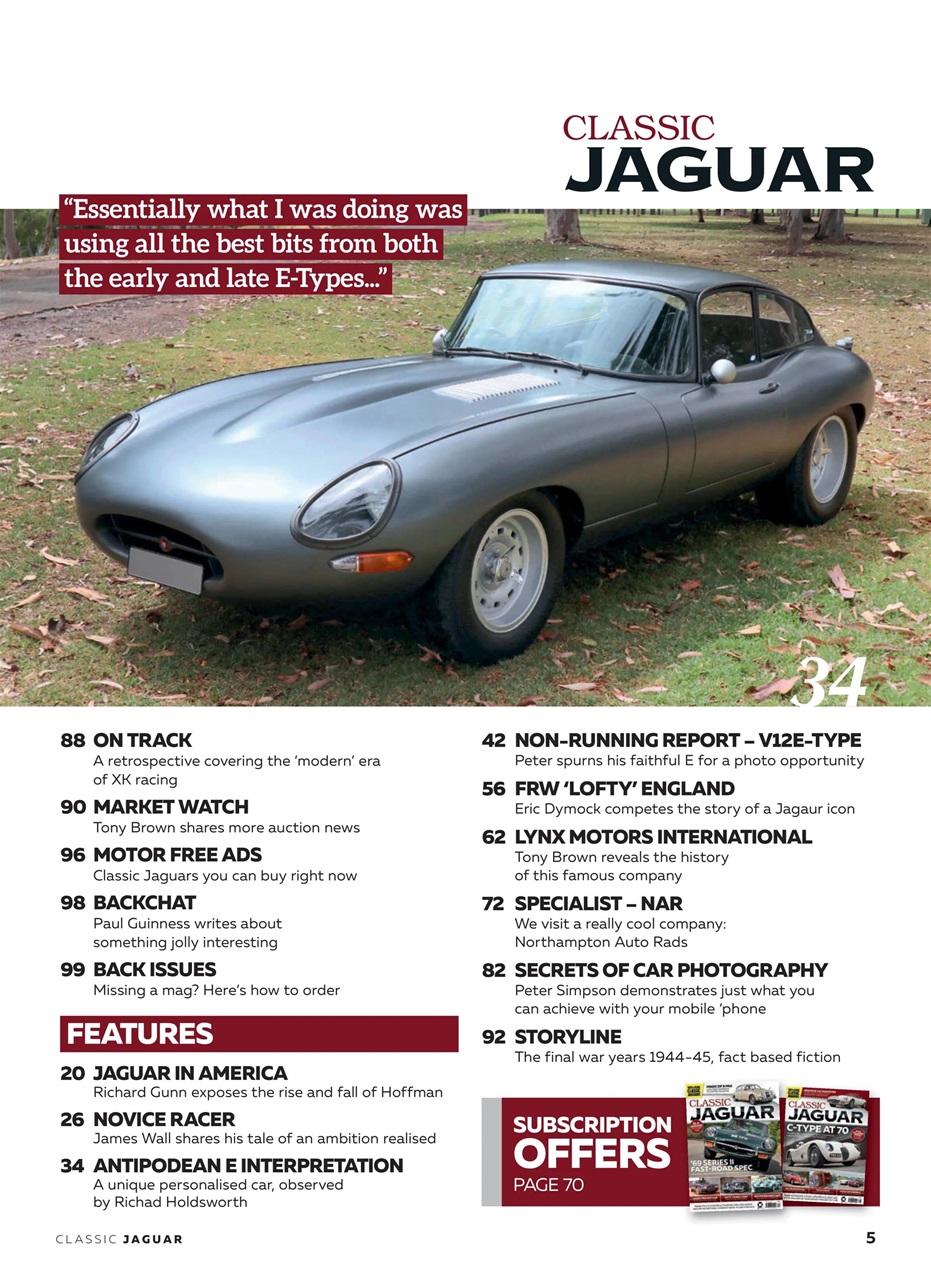 Classic Jaguar Preview Pages