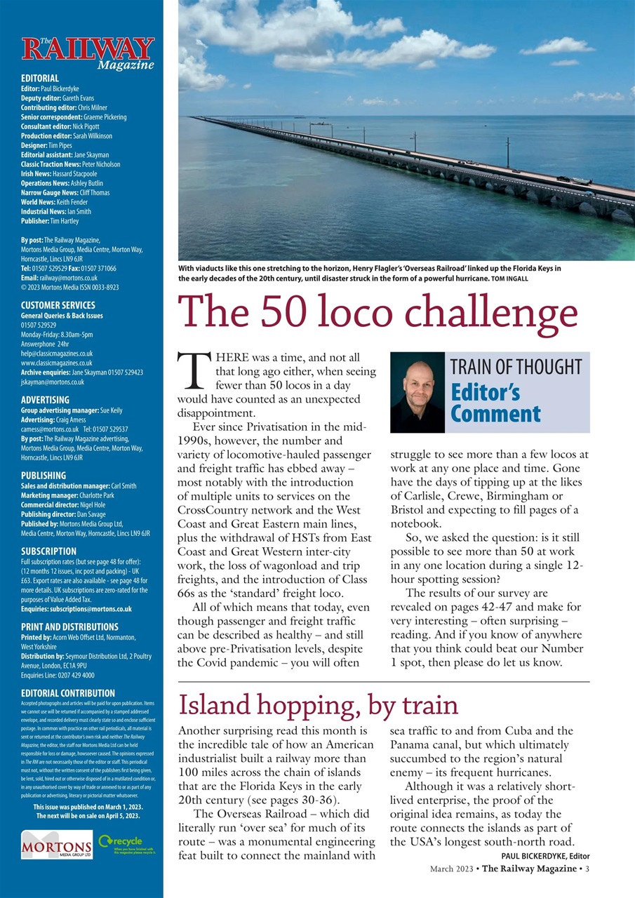 Railway Magazine Preview Pages