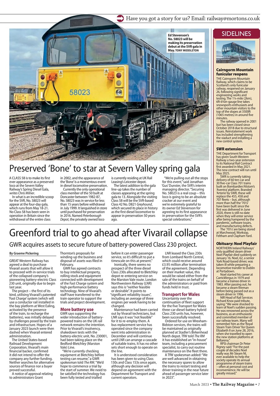 Railway Magazine Preview Pages