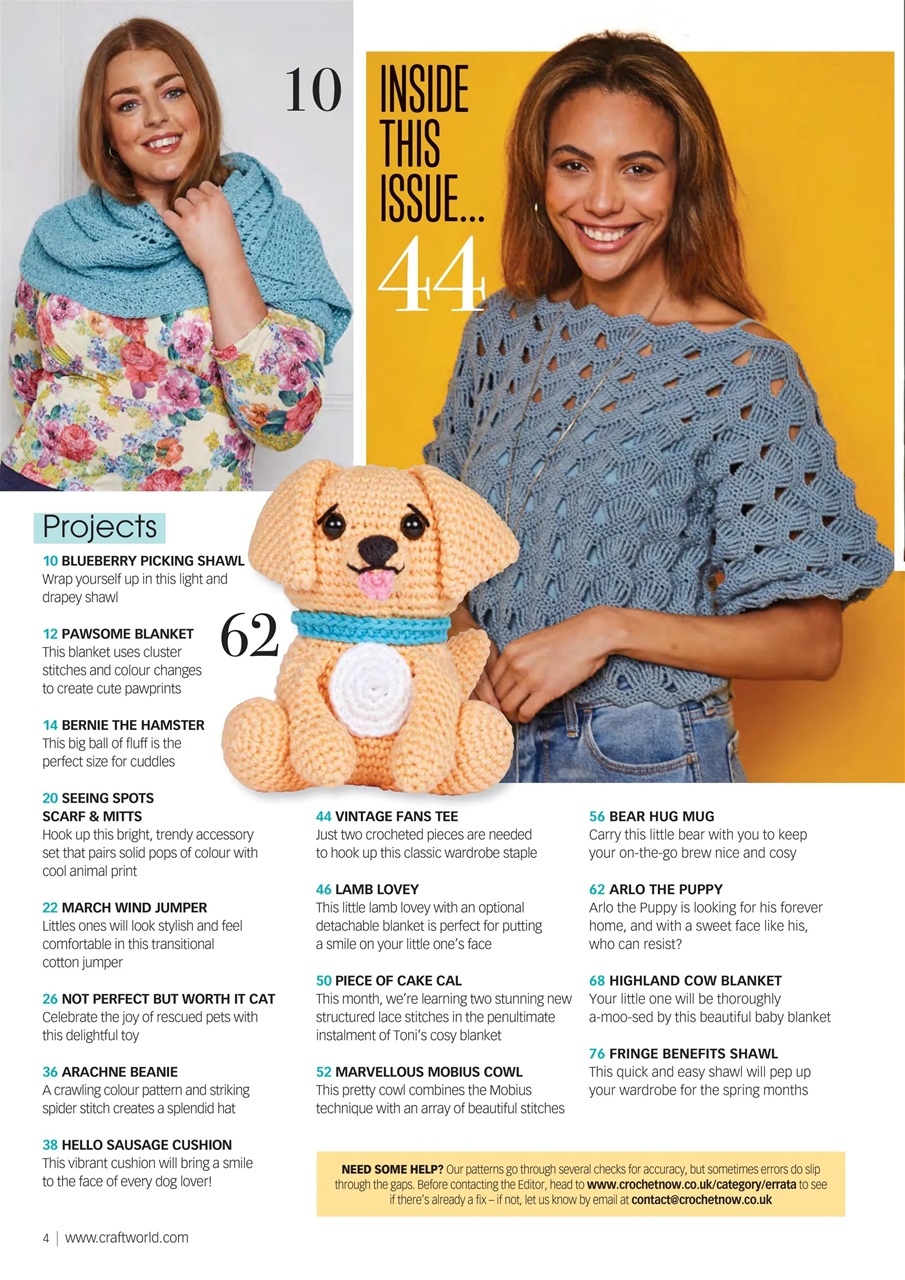 Crochet Now Magazine Preview Pages