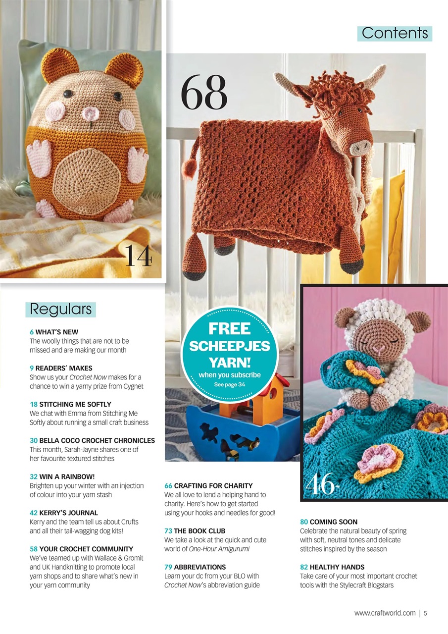 Crochet Now Magazine Preview Pages