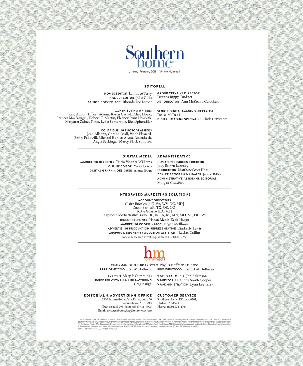 Southern Home Preview Pages
