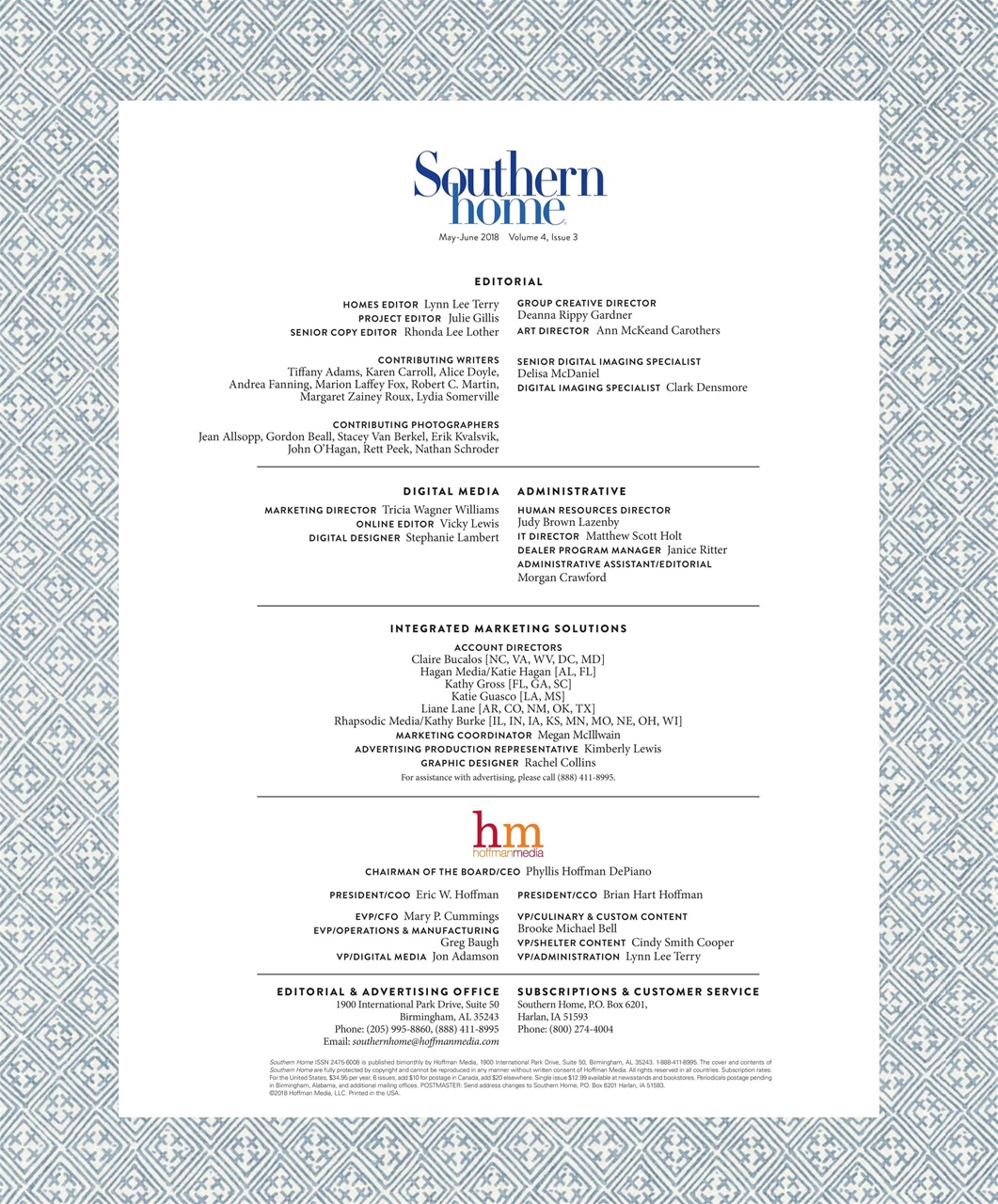 Southern Home Preview Pages