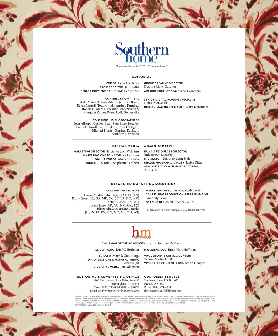 Southern Home Preview Pages