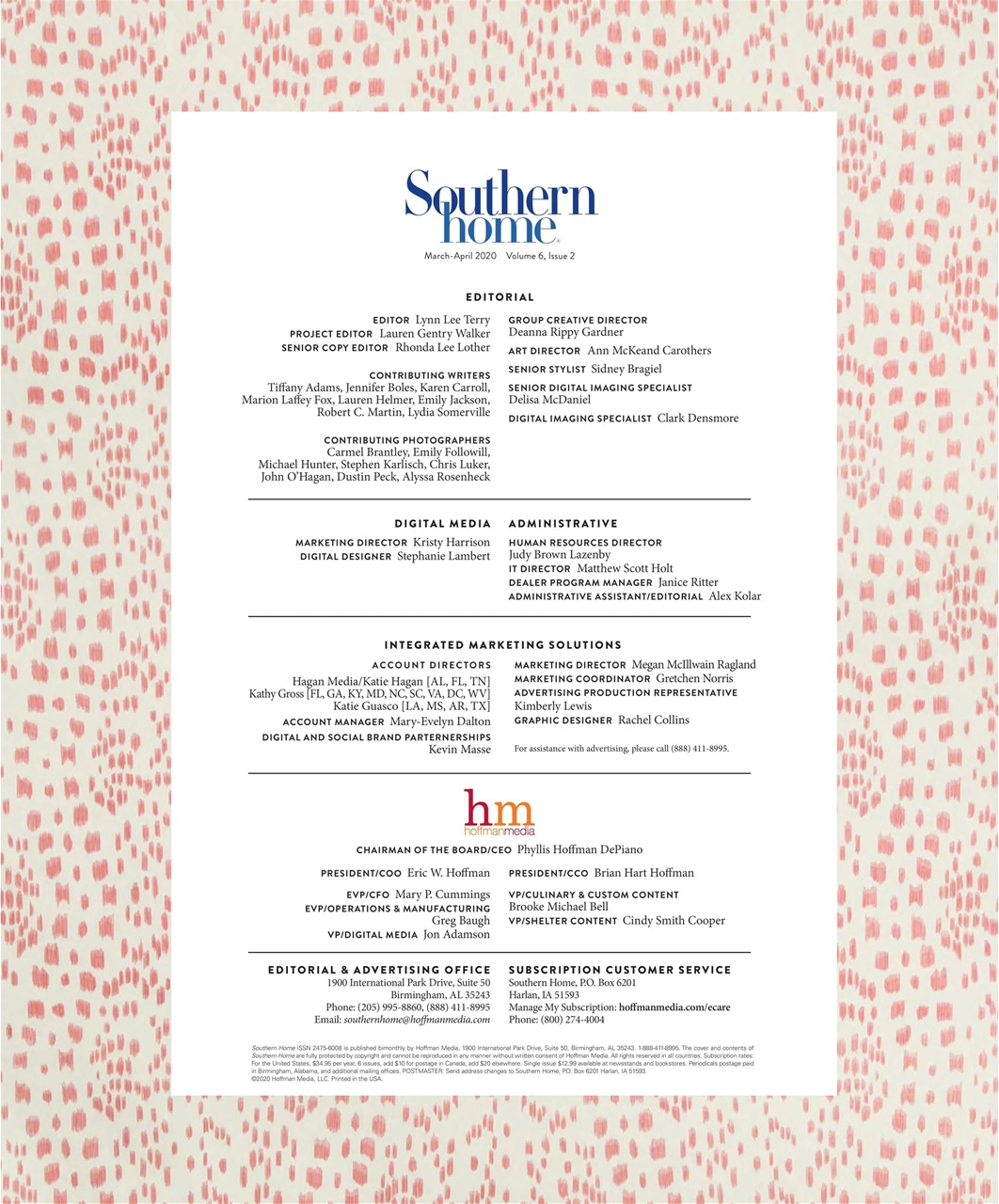 Southern Home Preview Pages