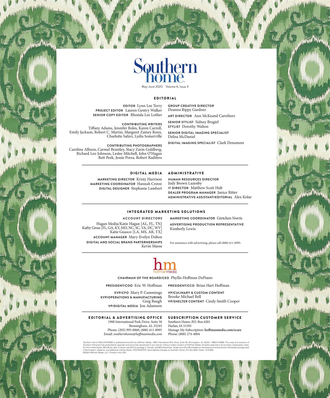 Southern Home Preview Pages