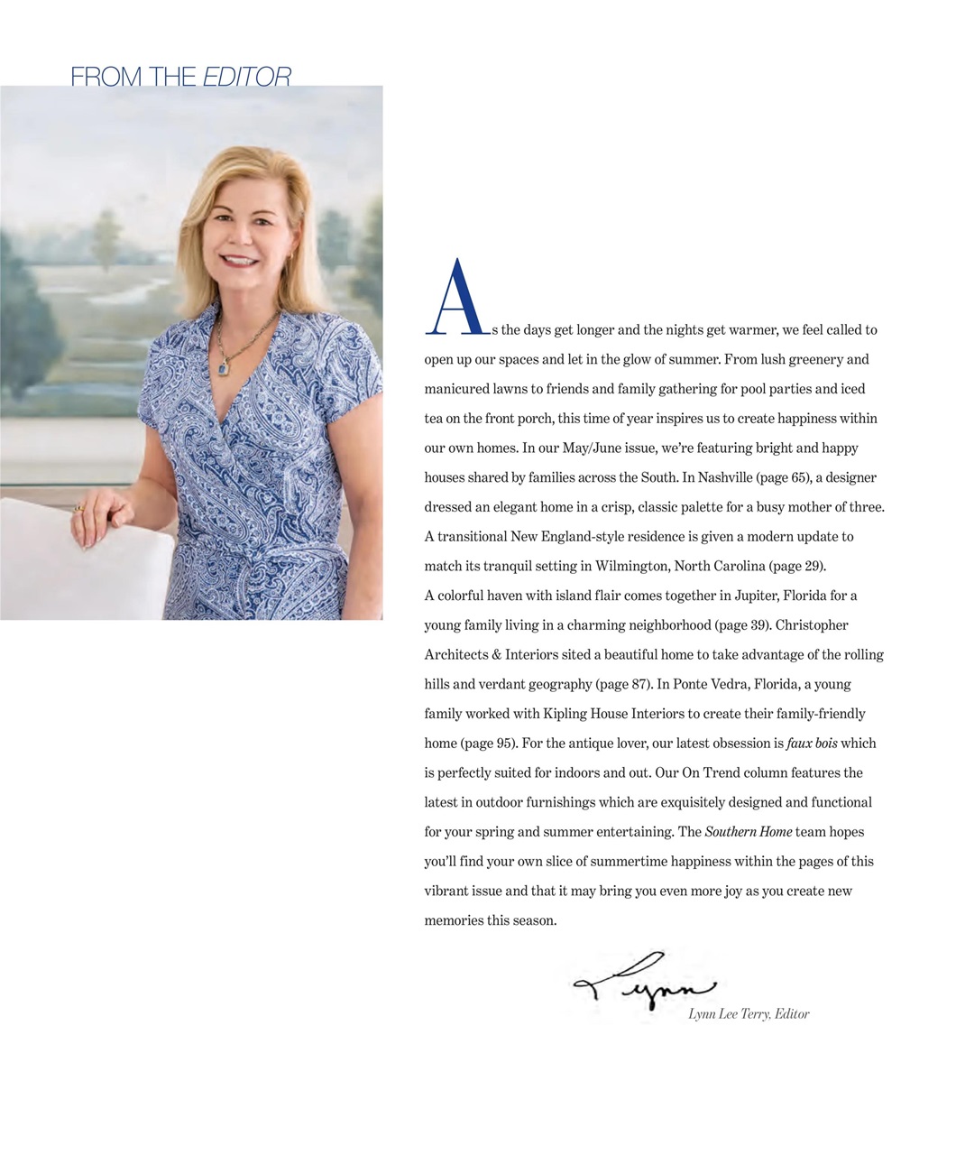 Southern Home Preview Pages