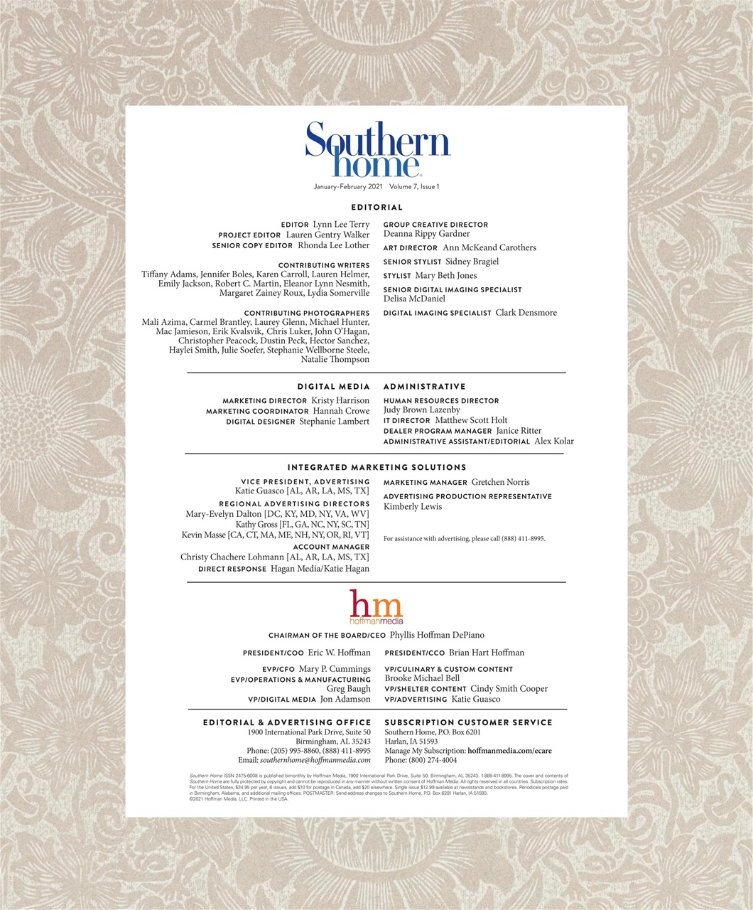 Southern Home Preview Pages