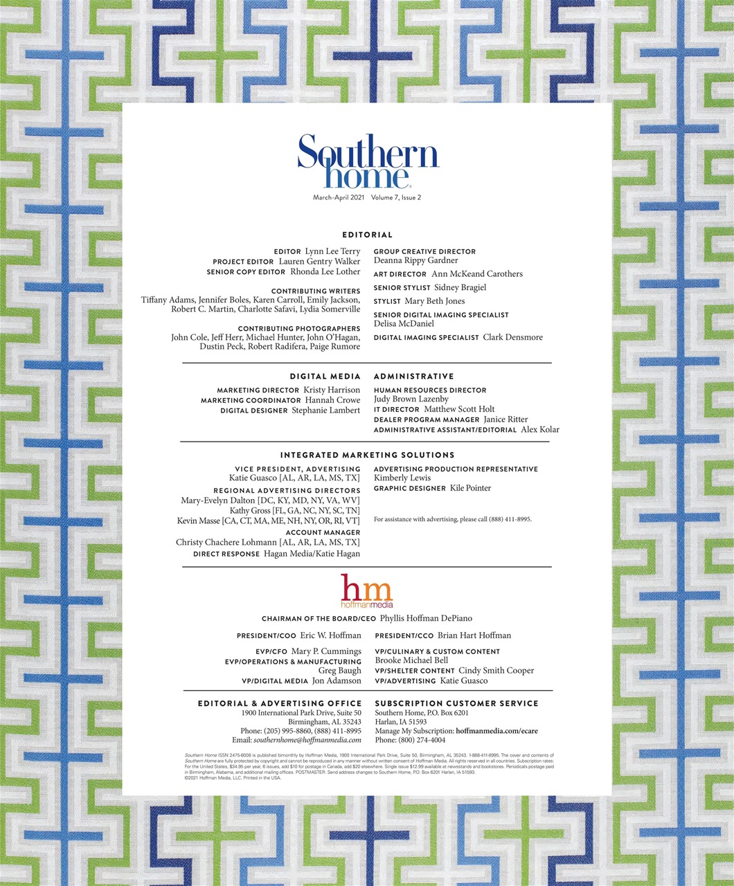 Southern Home Preview Pages