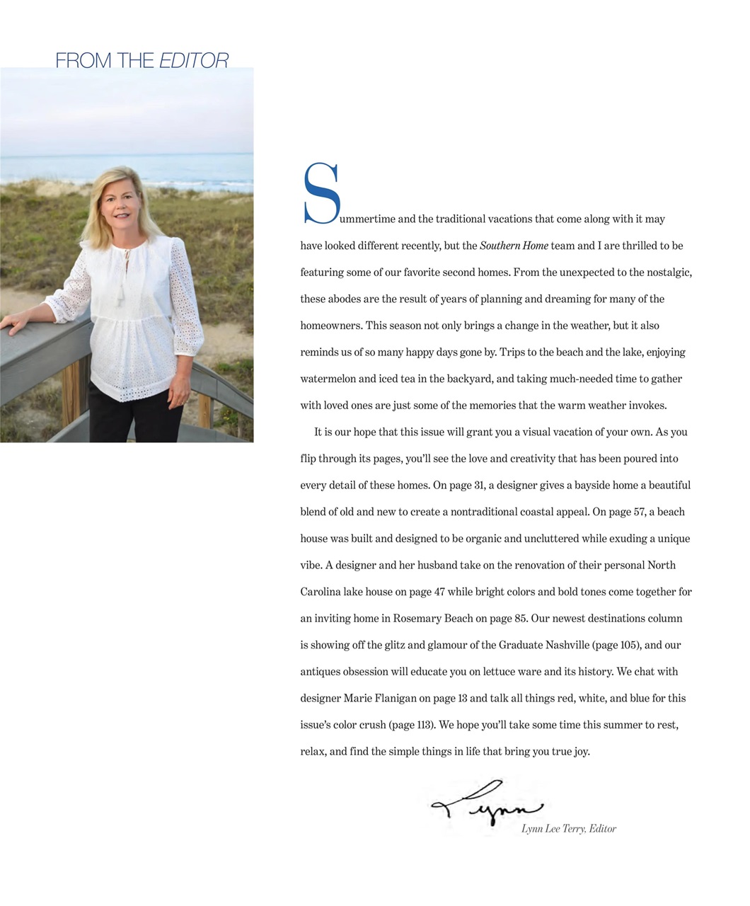 Southern Home Preview Pages