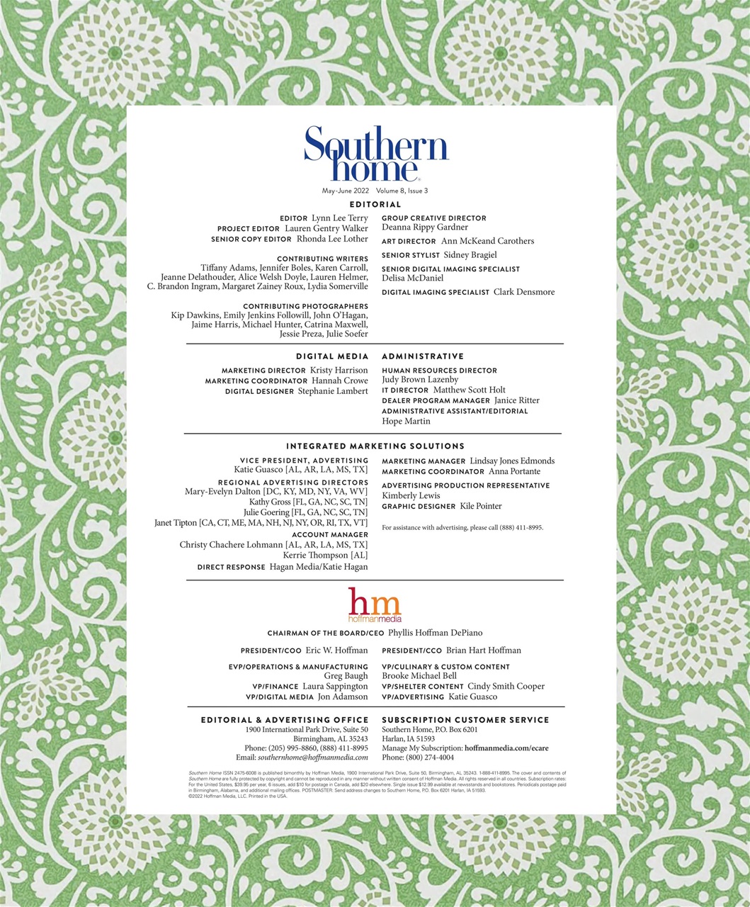 Southern Home Preview Pages