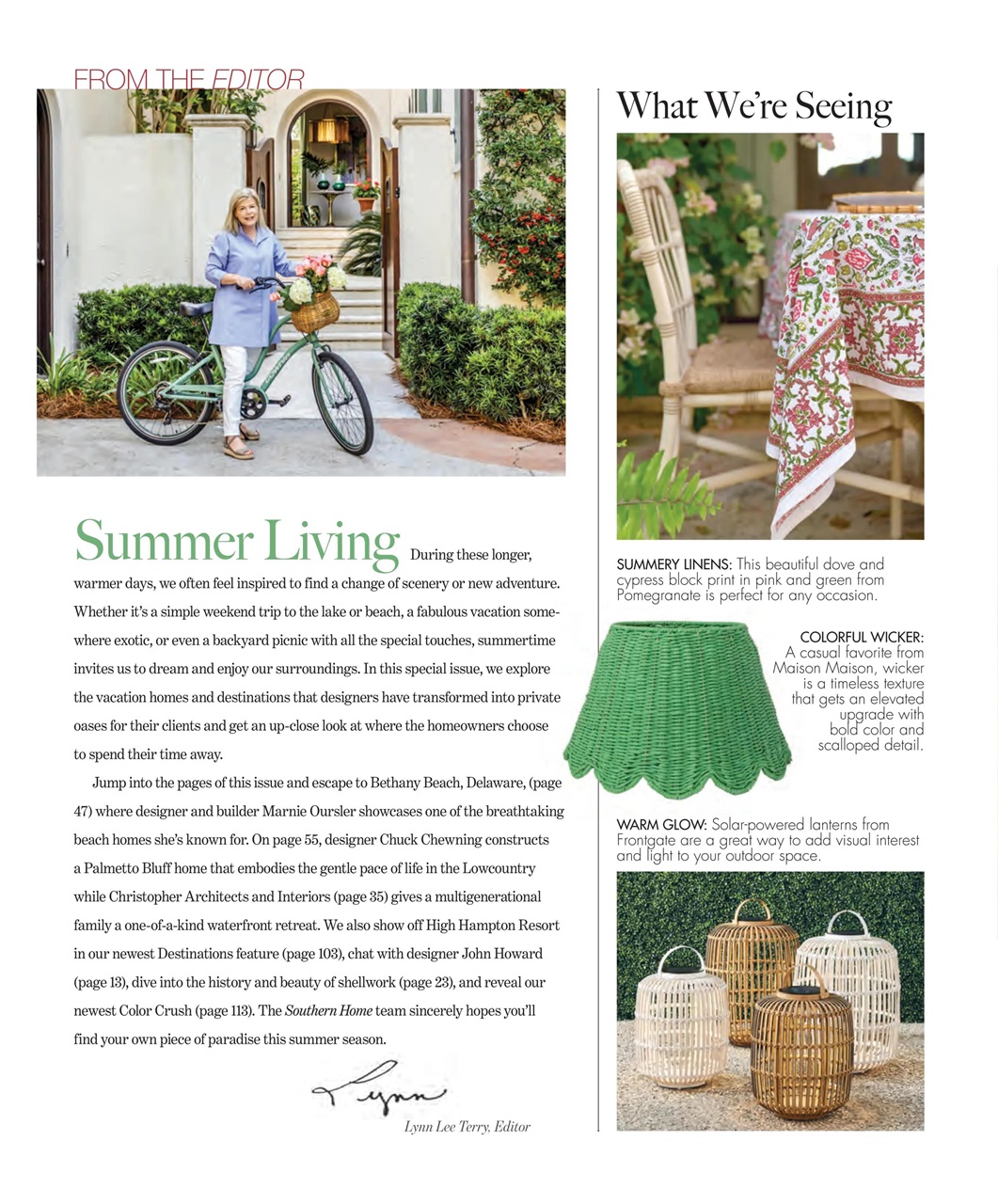 Southern Home Preview Pages