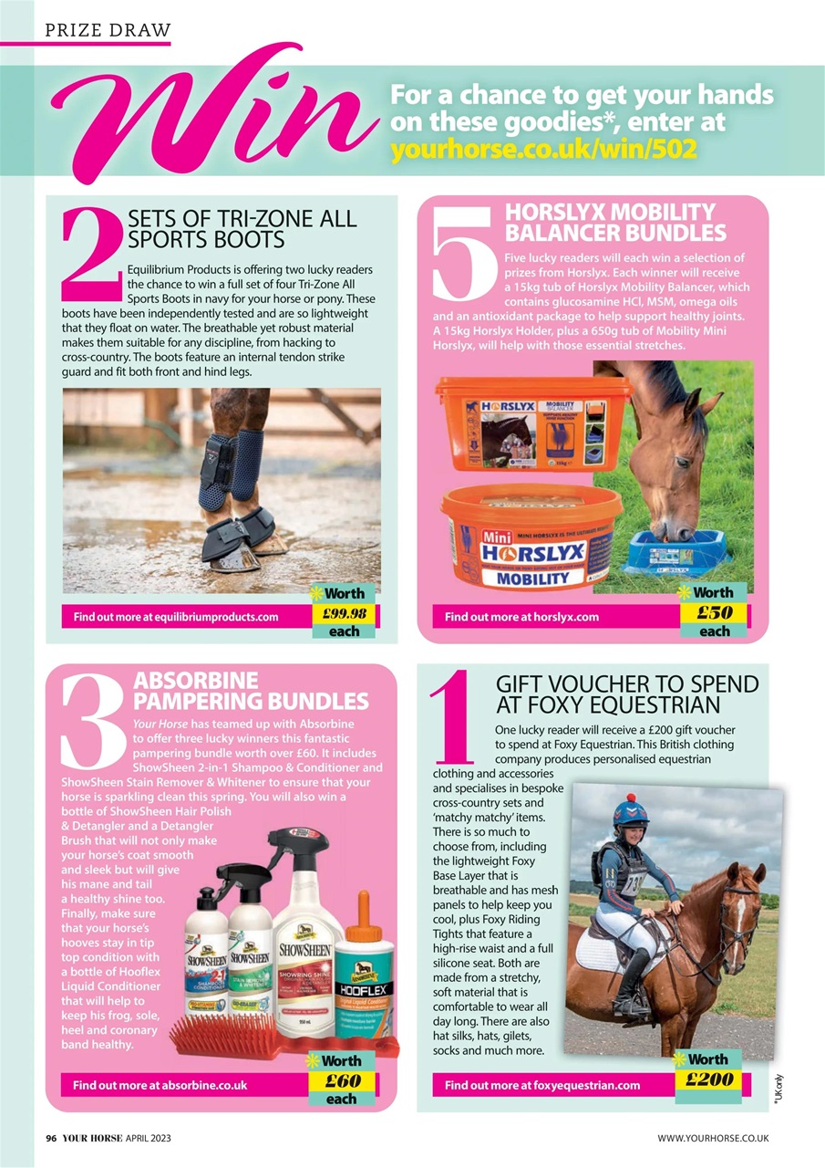 Your Horse Preview Pages