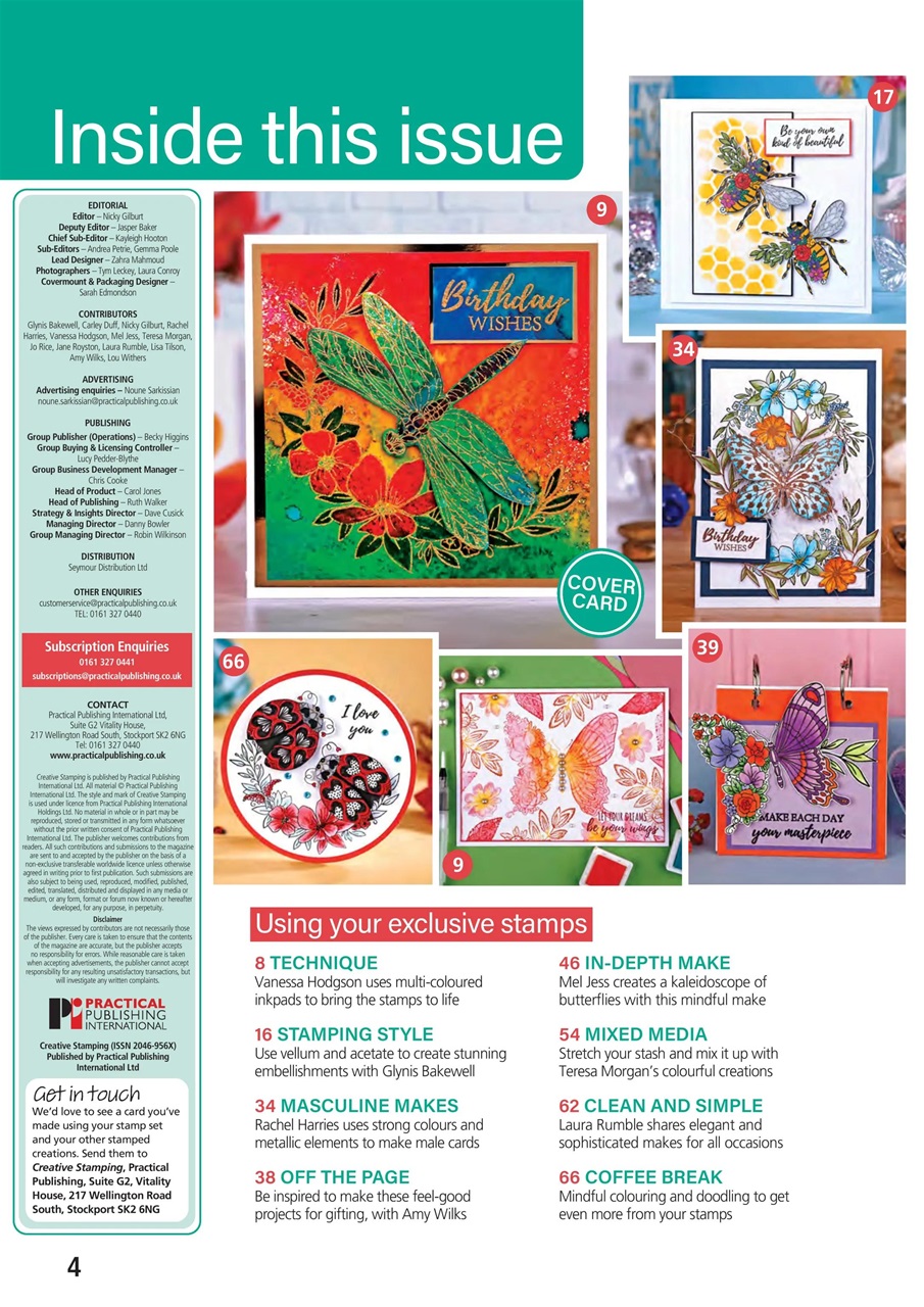 Creative Stamping Preview Pages