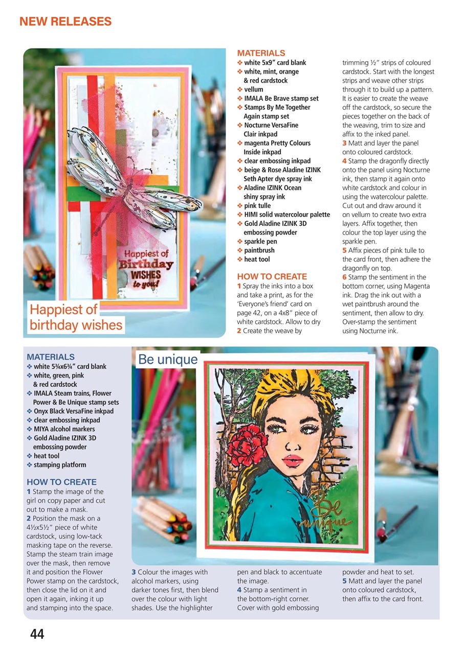 Creative Stamping Preview Pages