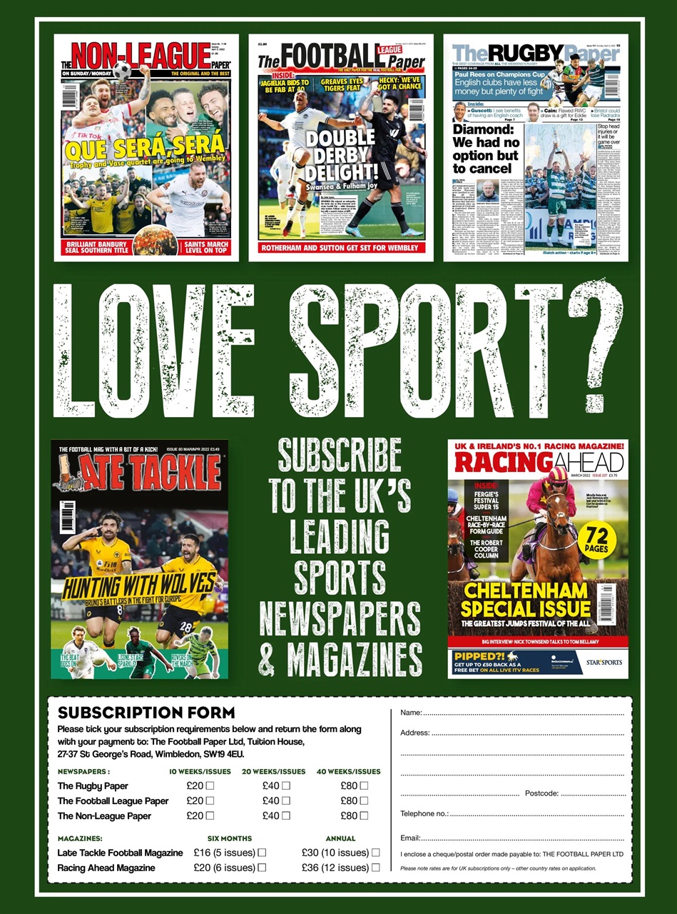 Racing Ahead Preview Pages