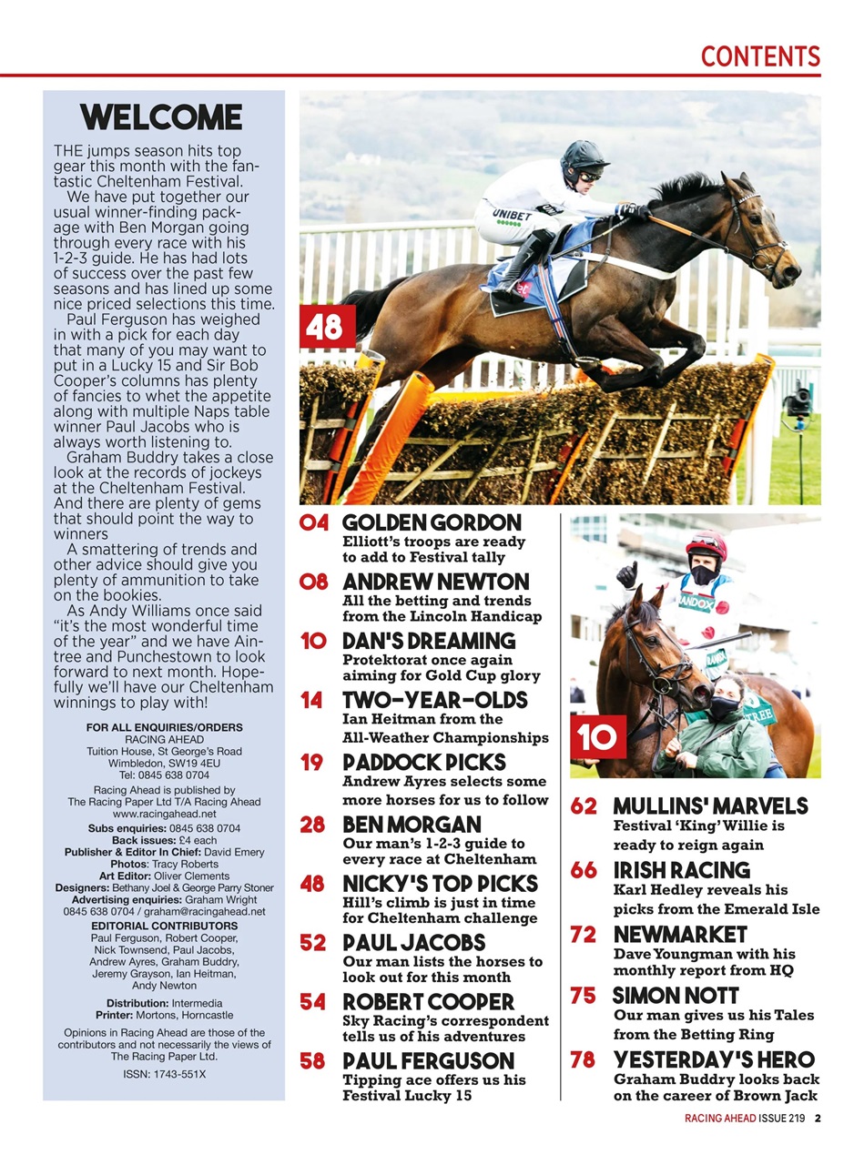 Racing Ahead Preview Pages