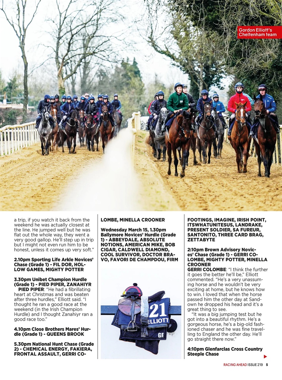 Racing Ahead Preview Pages