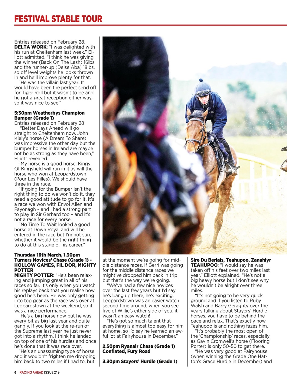 Racing Ahead Preview Pages