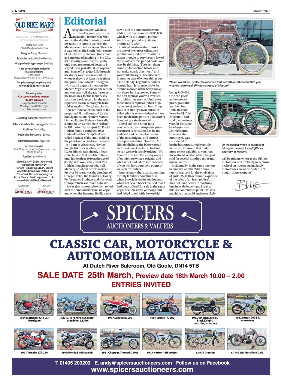 Old Bike Mart Preview Pages