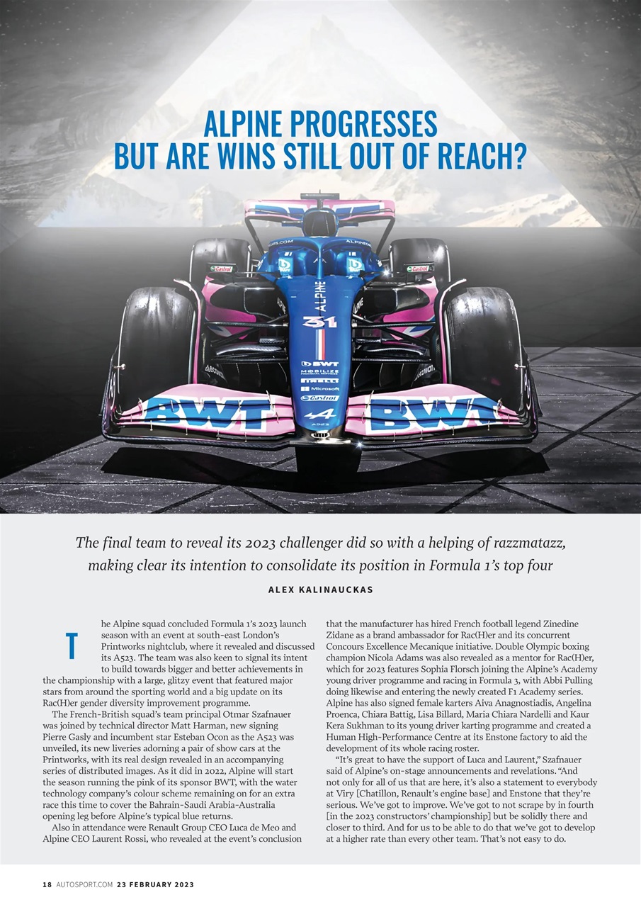 Autosport Preview Pages