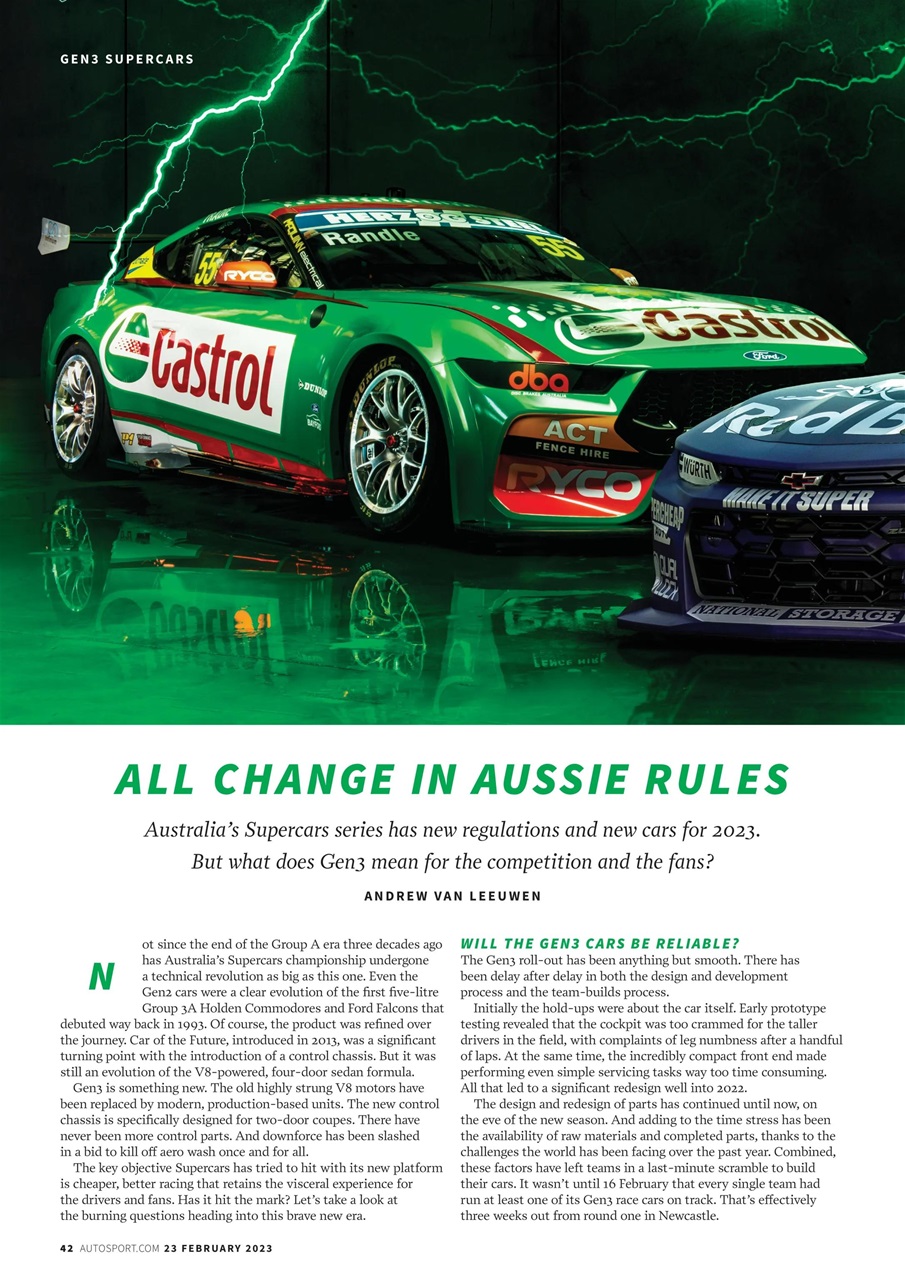 Autosport Preview Pages