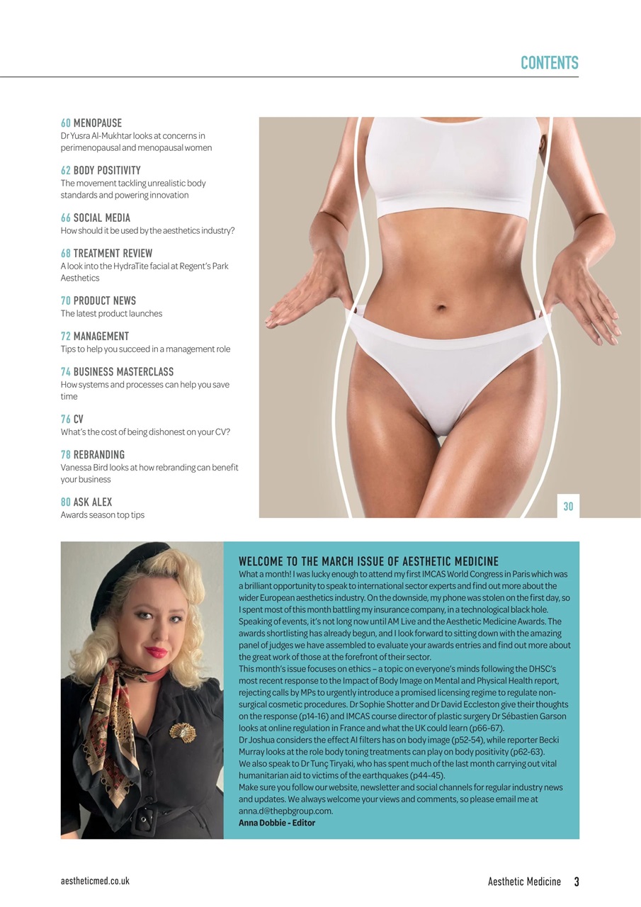 Aesthetic Medicine Preview Pages