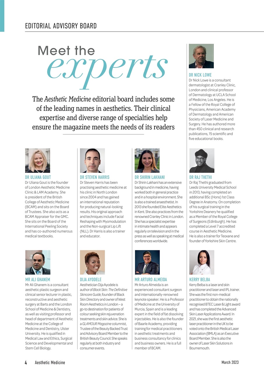 Aesthetic Medicine Preview Pages