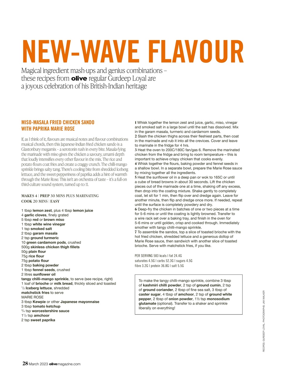 Olive Magazine Preview Pages