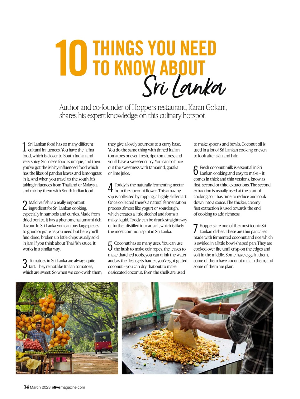 Olive Magazine Preview Pages