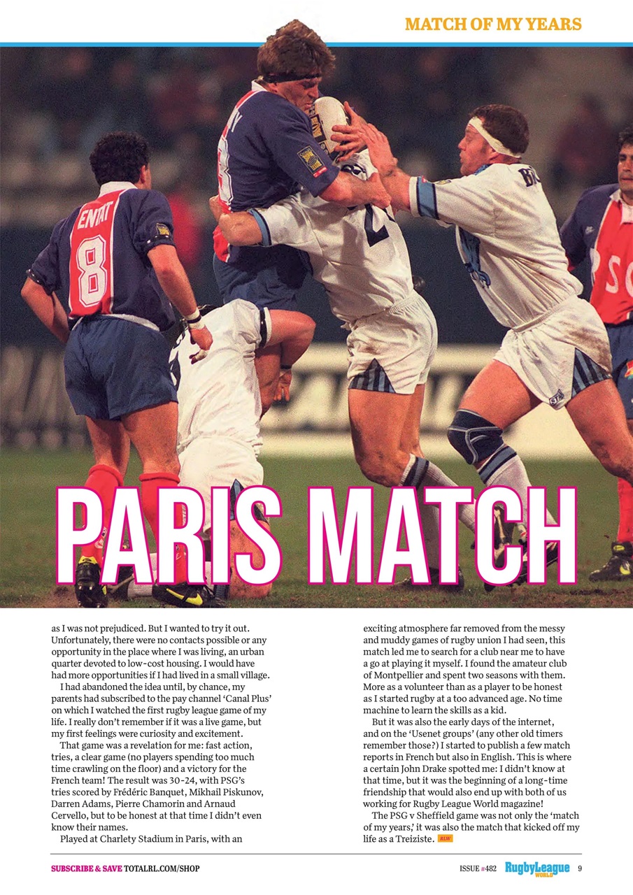 Rugby League World Preview Pages