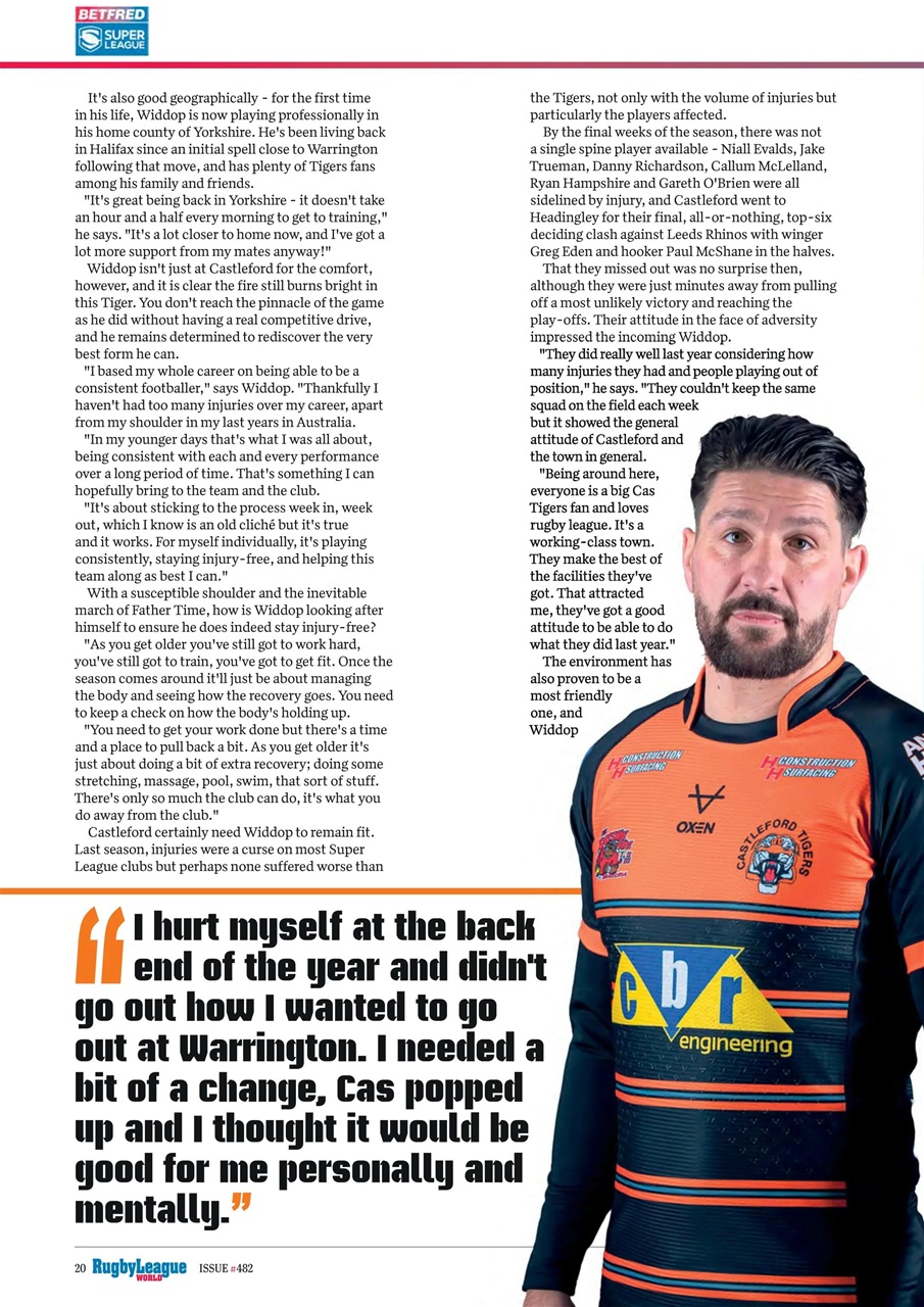 Rugby League World Preview Pages