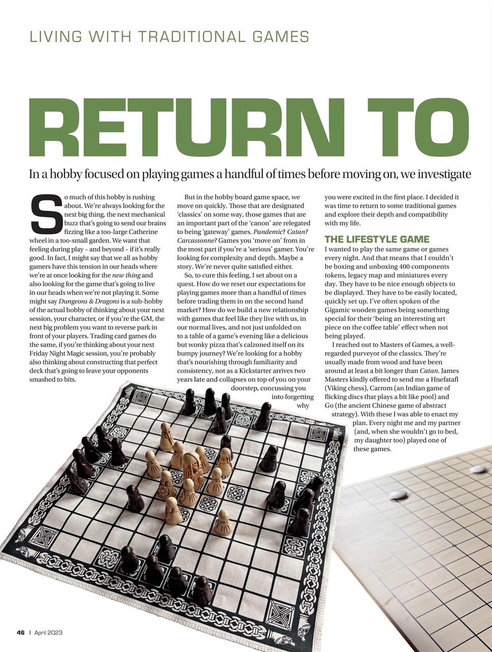 Tabletop Gaming Preview Pages