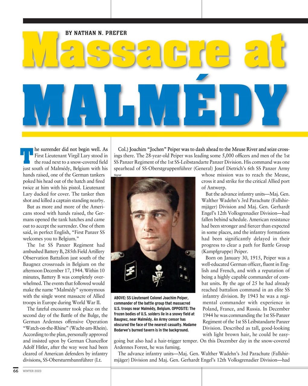 WWII Quarterly Preview Pages