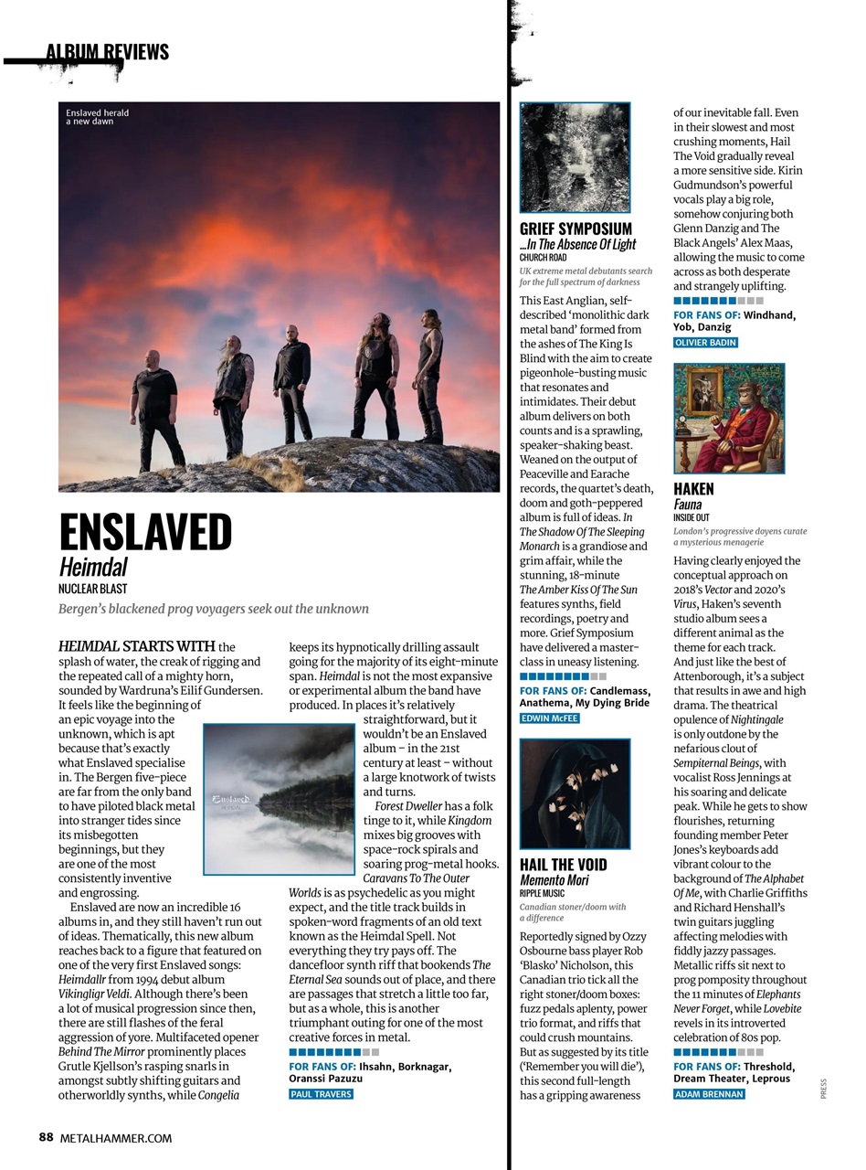Metal Hammer Preview Pages