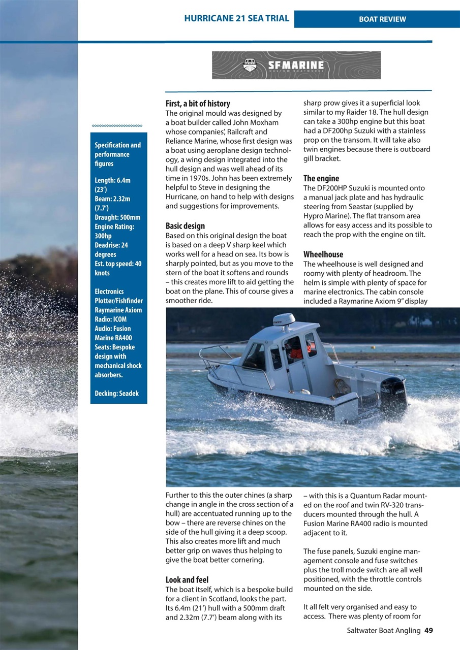 Saltwater Boat Angling Preview Pages