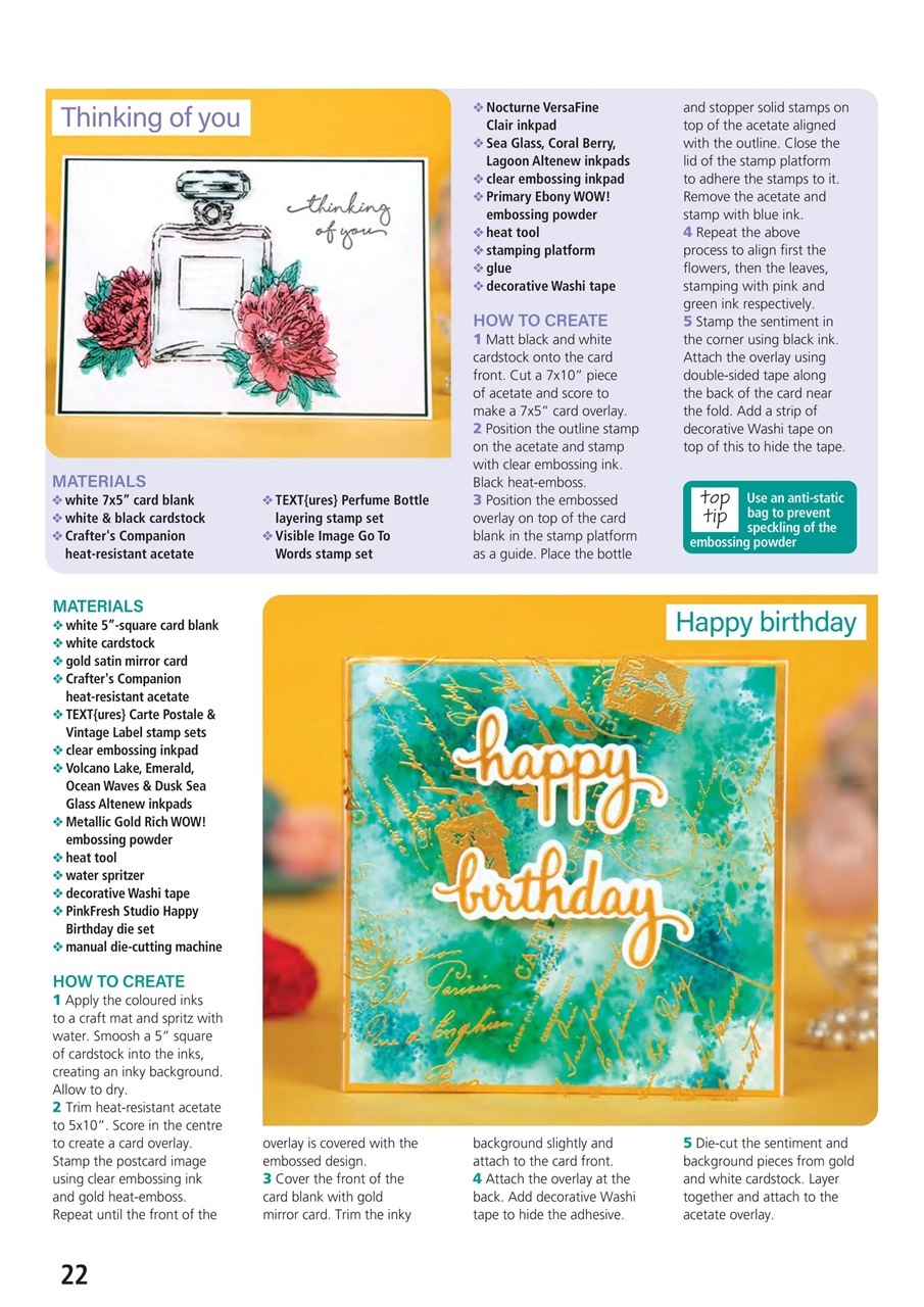 Creative Stamping Preview Pages