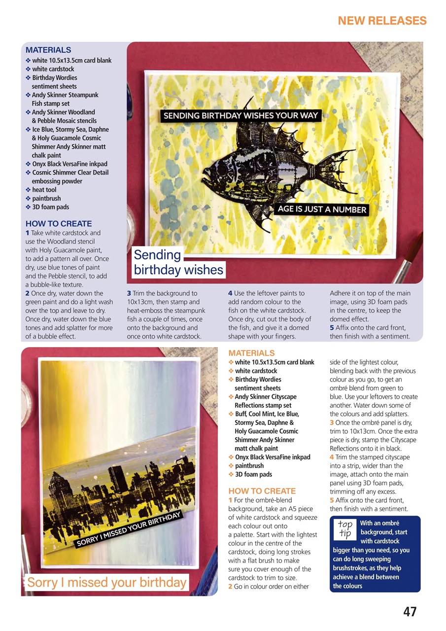 Creative Stamping Preview Pages