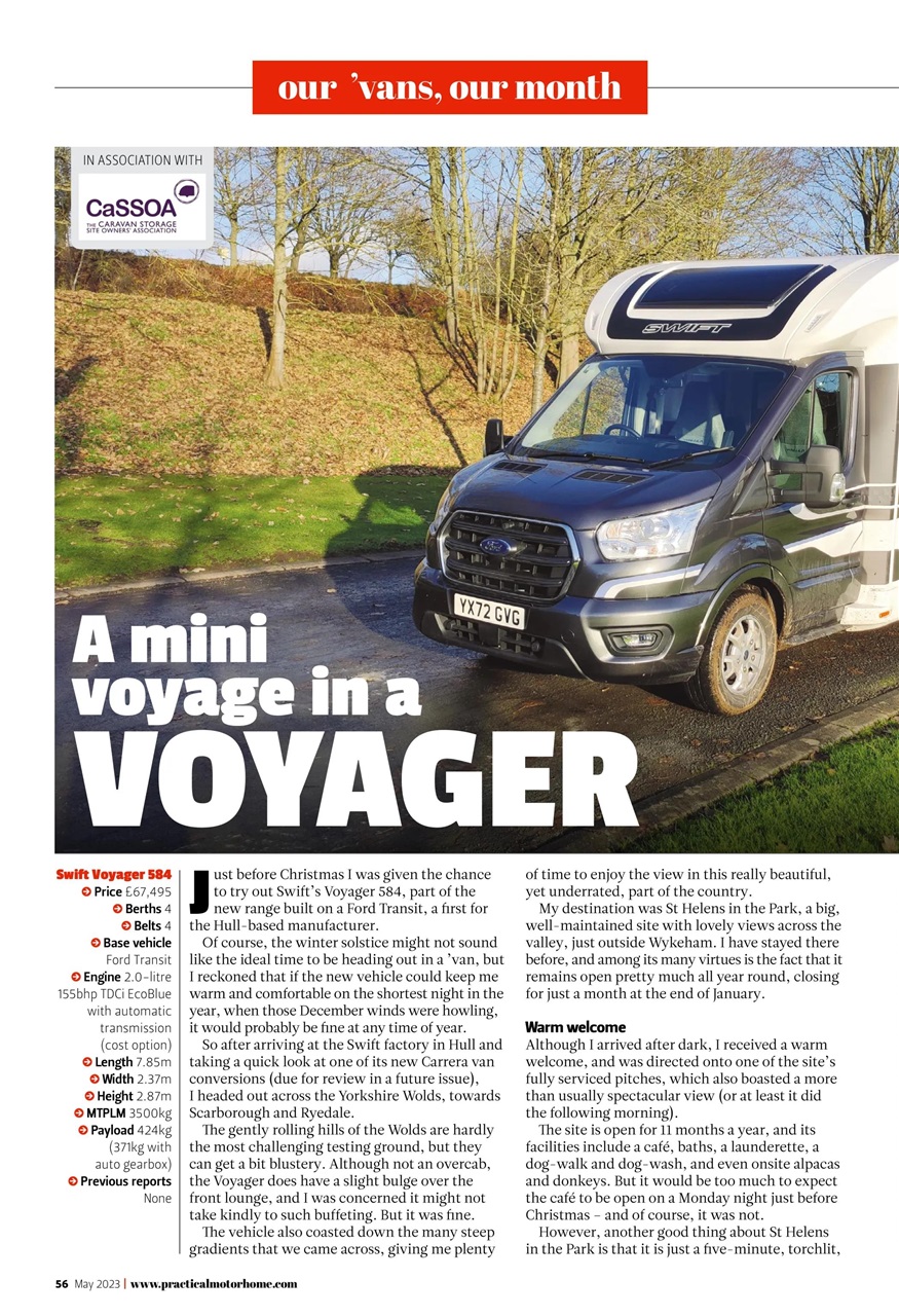 Practical Motorhome Preview Pages