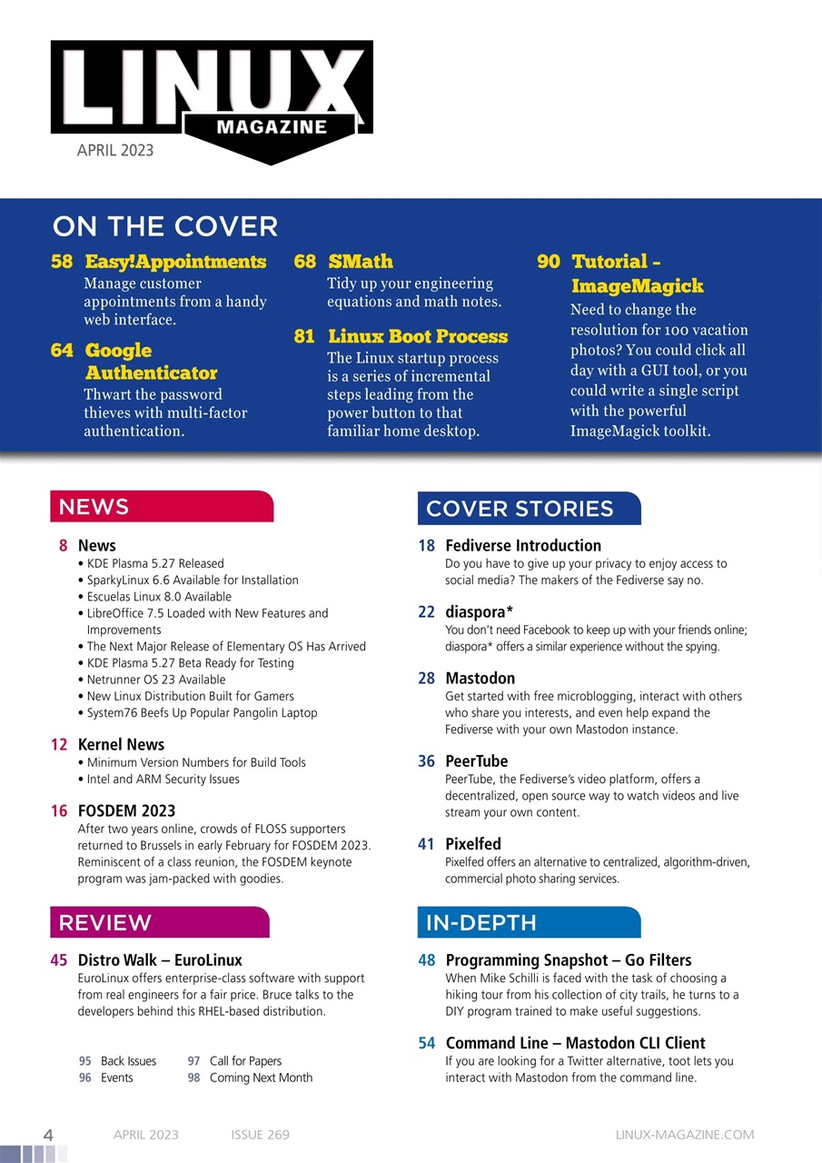 Linux Magazine Preview Pages