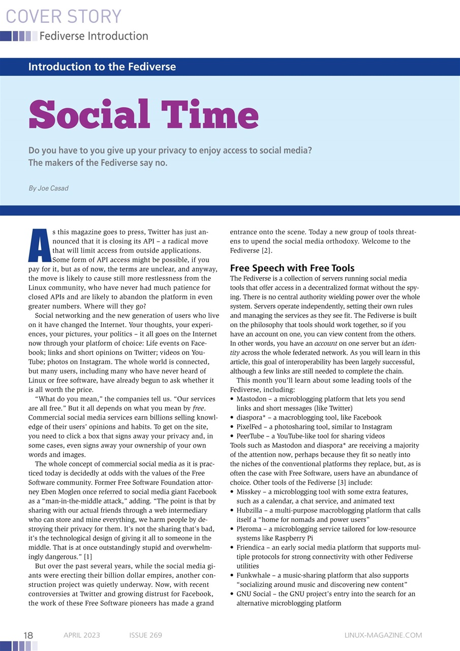 Linux Magazine Preview Pages