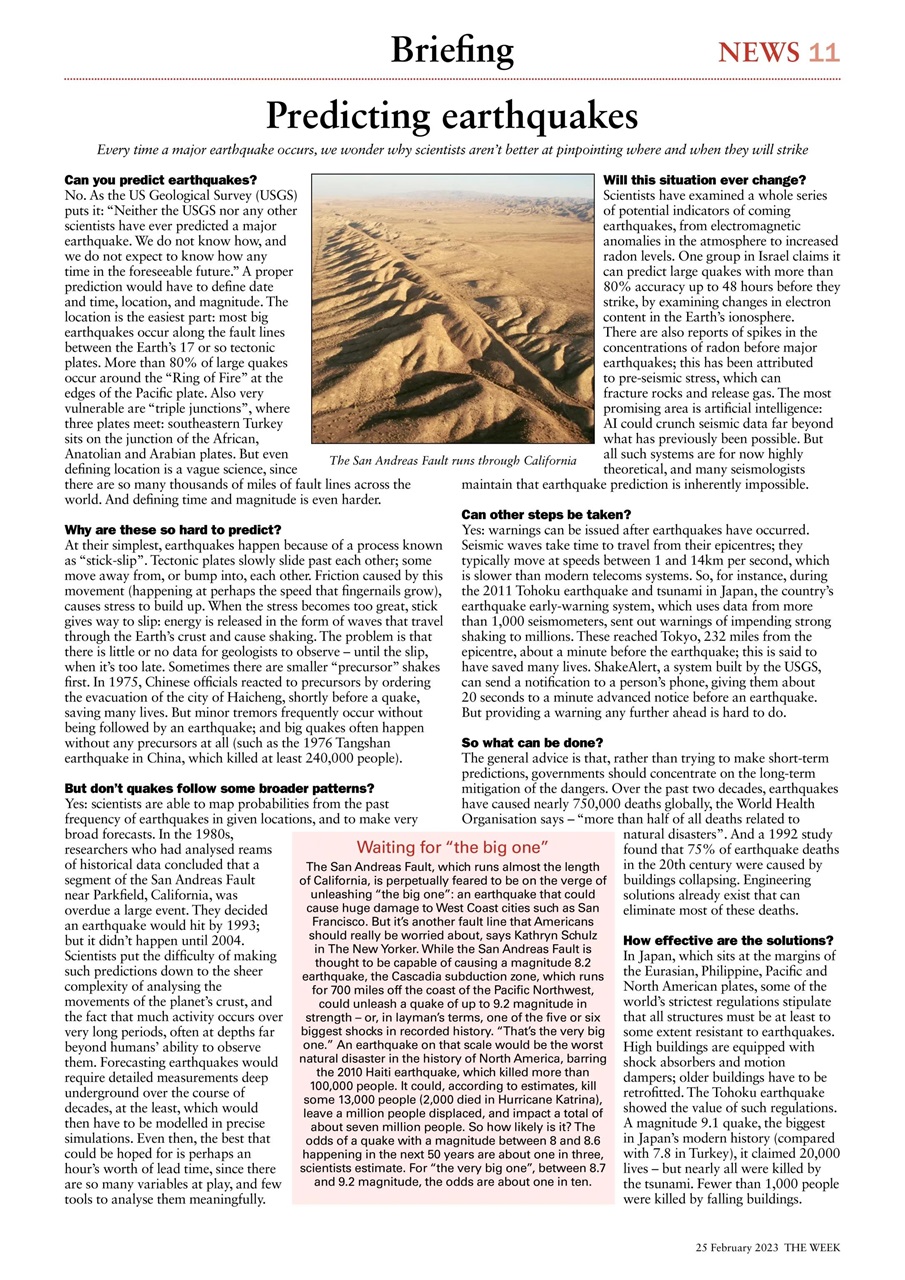 The Week Preview Pages