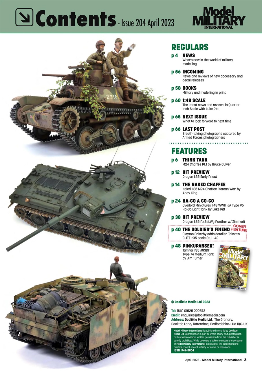 Military Modelling International Magazine Preview Pages