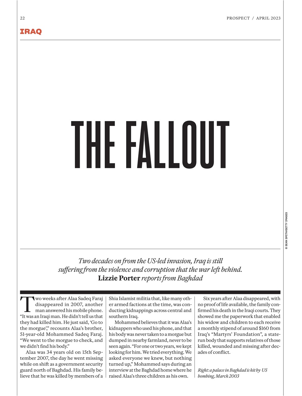 Prospect Magazine Preview Pages