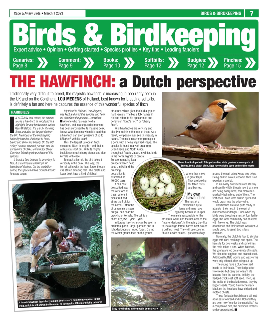 Cage & Aviary Birds Preview Pages