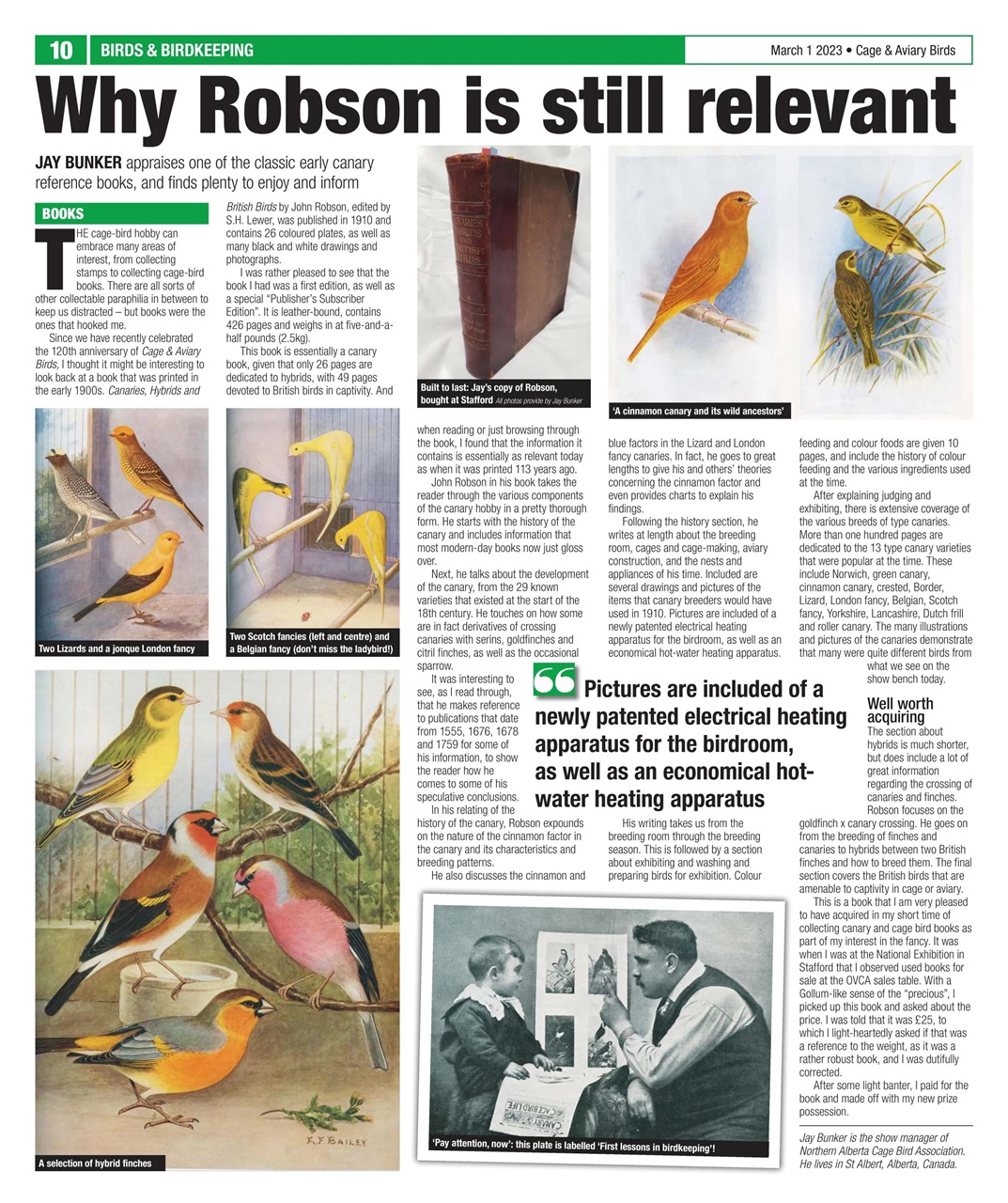 Cage & Aviary Birds Preview Pages