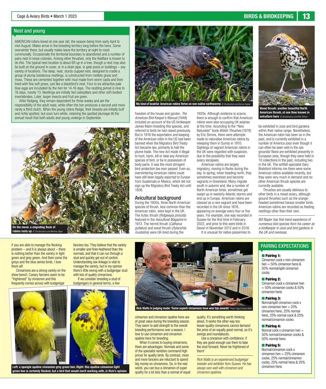 Cage & Aviary Birds Preview Pages