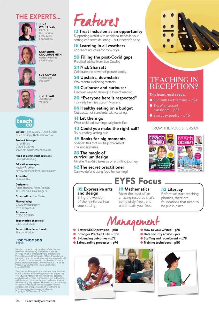 Teach Early Years Preview Pages